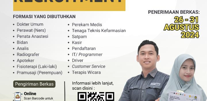 Open Recruitment RSU Muhammadiyah Babat 2024