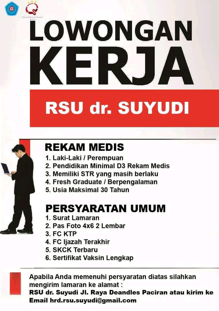 Lowongan Kerja RSU dr. Suyudi