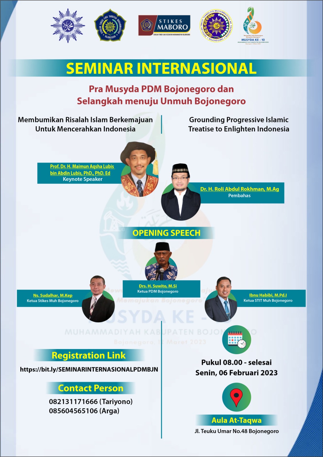 Seminar Internasional Membumikan Risalah Islam Berkemajuan untuk Mencerahkan Indonesia